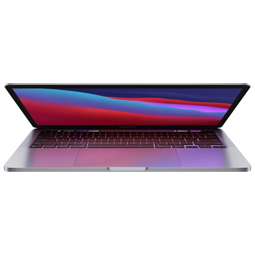 Refurbished - Apple MacBook Pro 13.3" w/Touch Bar (Fall 2020) Space Gray (Apple M1 Chip / 512GB SSD / 8 GB RAM) - En - Certified Refurbished by Apple