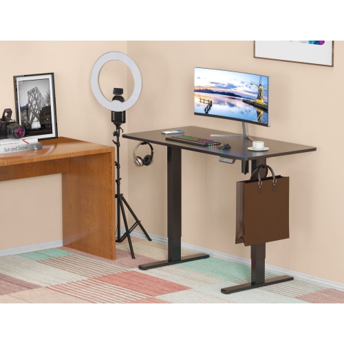 Uplite Motorized Height 48x24 inch Adjustable Stand Up Desk, Electric Sit Stand Ergonomic Desk