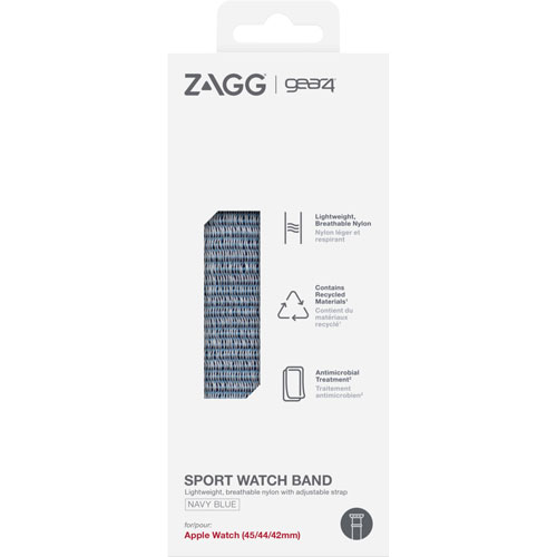 Gear4 Sport Watch Band for Apple Watch 42/44/45mm - Navy Blue