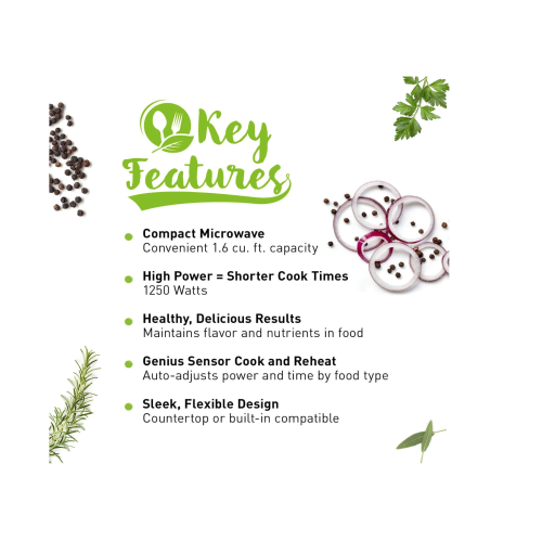 Panasonic 1,6 Cu. Ft. Four à micro-ondes de comptoir - acier inoxydable