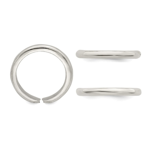 Classic Round Sterling Silver Toe Ring