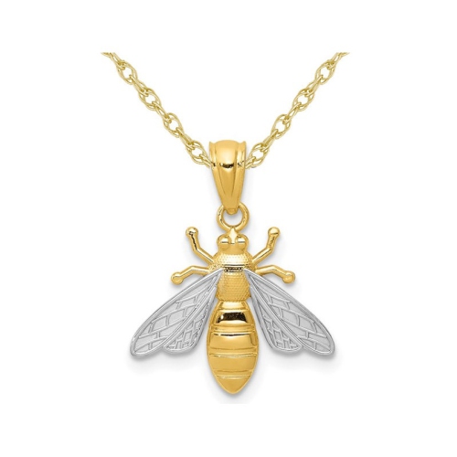 Necklace with deals bee charm