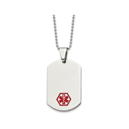 Collier pendentif pour hommes en acier inoxydable pour hommes avec cha?«ne