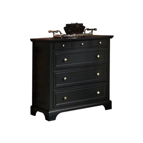 Homestyles Bedford Wood Chest in Black