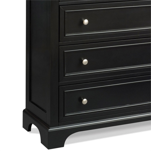 Homestyles Bedford Wood Chest in Black
