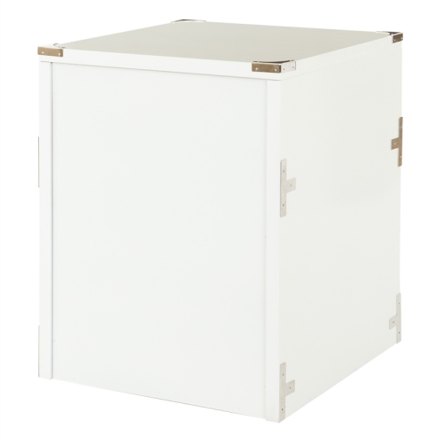 Wellington 2 Drawer File Cabinet in White Fully Assembled