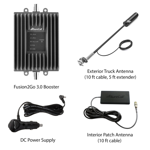 Amplificateur de signal pour téléphone cellulaire pour camionneurs Fusion2Go 3.0 OTR de SureCall