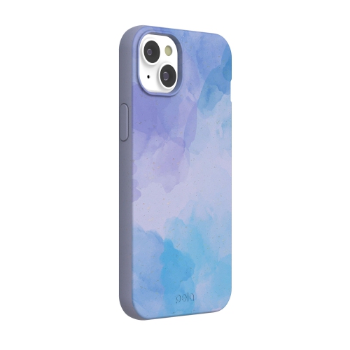 Étui à motif écolo compostable Pela – iPhone 14 Plus, lavande