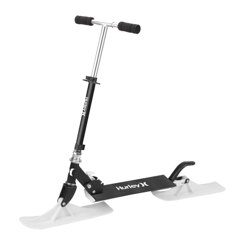 Hurley 2-in-1 Convertible Snow Scooter With Interchangeable Wheels