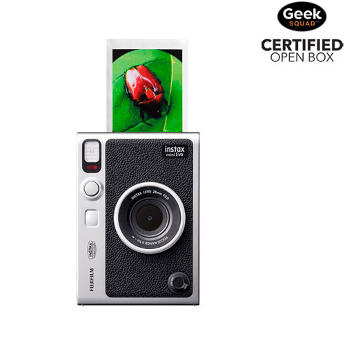Open Box - Fujifilm Instax Mini Evo Instant Camera - Black