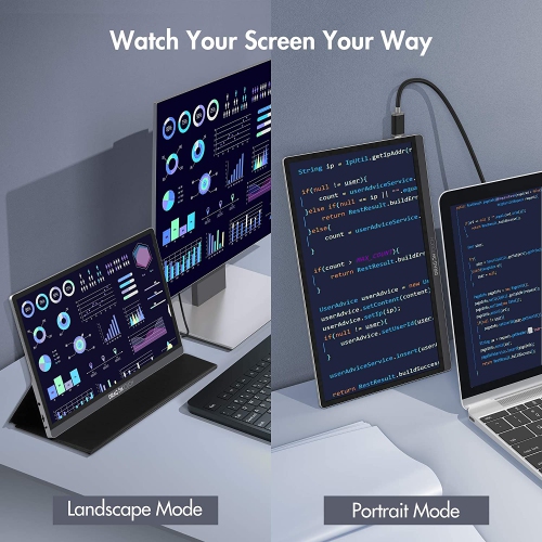 Open Box - Dragon Touch S1 Pro 4K Portable Monitor, 15.6" IPS HDR USB-C Gaming Monitor