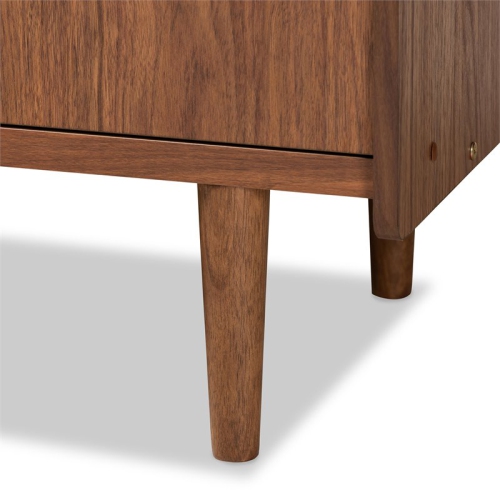 Bowery Hill Mid-Century Brown and Grey Finished Wood 2-Door Dining Room Buffet