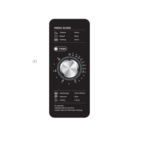 Midea 0.9 Cu. Ft.Commercial Microwave Oven - Sainless steel