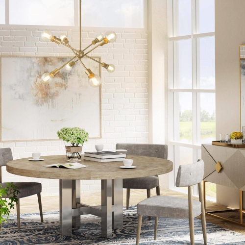 8 - Light Sputnik Modern Linear Chandelier