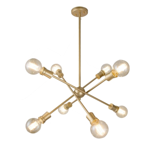 8 - Light Sputnik Modern Linear Chandelier