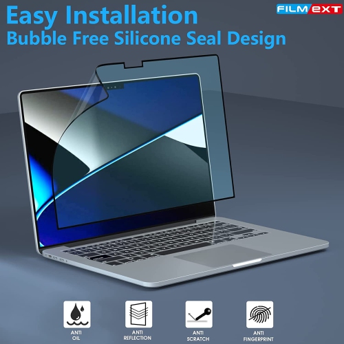 MacBook Pro 16 inch Screen Protector 2022-2021, Macbook Pro 16 Screen Protector, Bubble Free Anti Blue Light Screen Protector for Macbook Pro 16.2'