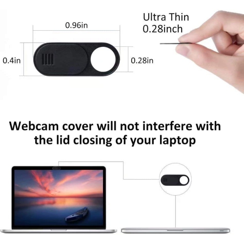 Webcam Cover, Camera Cover Slide, 6 Pack Ultra Thin Laptop Camera Cover Slide Apply to Laptop, Tablet, Smartphone, Computer Camera Cover Protect Your