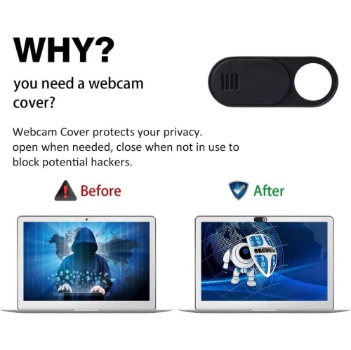 Webcam Cover, Camera Cover Slide, 6 Pack Ultra Thin Laptop Camera Cover Slide Apply to Laptop, Tablet, Smartphone, Computer Camera Cover Protect Your