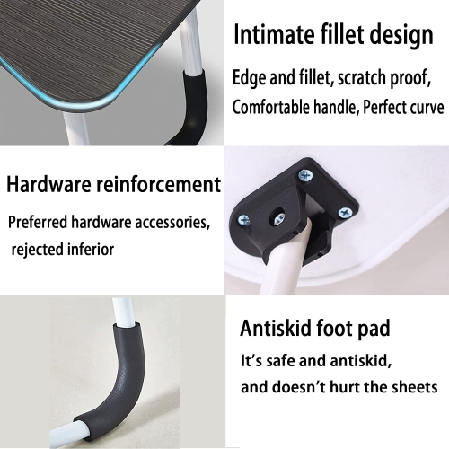 Laptop Bed Desk,Bed Table Portable Foldable Laptop Bed Tray Table with Cup Holder/Storage Drawer/Bookshelf Board for Bed /Couch /Sofa Working, Reading