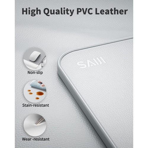 Laptop Bed Tray Desk, Portable Table Stand with Storage Drawer, Adjustable PVC Leather, Foldable Laptop Tray for Sofa Couch Floor, 23.6 x 12.6 x 1