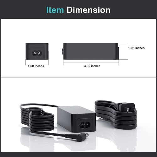 45W AC Charger Fit for Toshiba Tecra C50 C50-D C50-C,Portege Z30 A30 R30,Tecra Z40 Z40-C Z40-B A40 A40-D A40-C A50 A50-D A50-C Z50-D1552 Z50-D-BTO