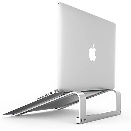 DOLAER  Laptop Stand for Desk, Stable Macbook Pro Stand, Ergonomic Aluminum Computer Riser for 12 13 15 16 17 Inch, Computer Cooling Stand for Mac