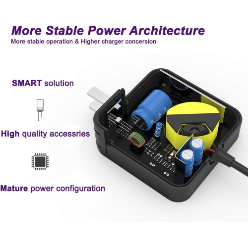 Ideapad Charger, ADL45WCC Charger for Lenovo Laptop Charger fits Ideapad 3 5 330S 320S 510 520 710S, Yoga 710, ADLX65CCGU2A 65W AC Power Adapter for