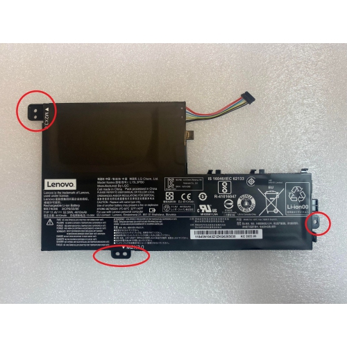 Nouvelle batterie Lenovo L15C3PB1 L15M3PB0 L15L3PB0 5B10K84494 d'origine 52,5Wh