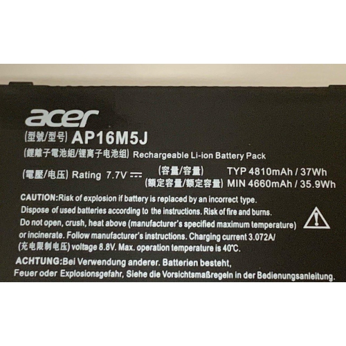 New Genuine Acer Aspire 3 A311-31 A314-32 A315-21 A315-21G A315-32 Battery 37Wh