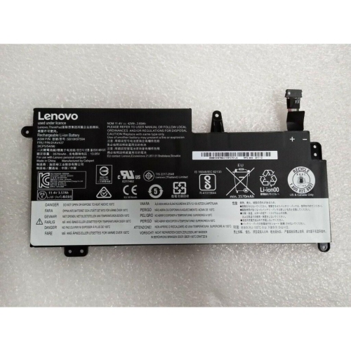 Genuine Lenovo ThinkPad S2 13 Chromebook Battery - 42Wh, 6 Cells, Black