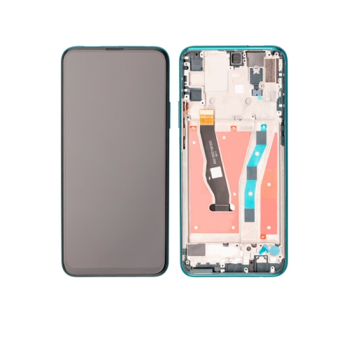 LCD Display Touch Screen Digitizer Assembly + Frame For Huawei Y9 Prime (2019) - Emerald Green by ESOURCE PARTS - Refurbished condition - CA$90.50