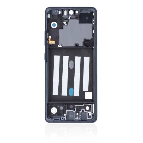 Replacement Mid-Frame Housing Compatible For Samsung Galaxy A51 5G (Non-Verizon 5G UW) (Prism Cube Black)