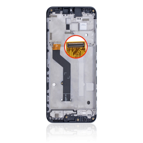 Replacement LCD Display Touch Screen Digitizer Assembly With Frame For Motorola Moto G9 Play (XT2083) by ESOURCE PARTS - Refurbished condition - Image 3