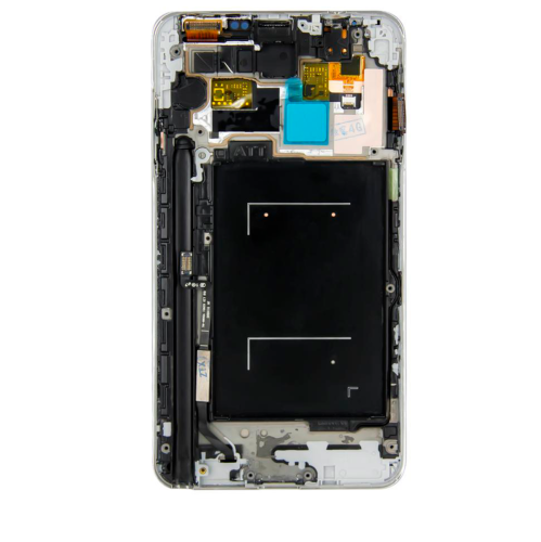 Replacement OLED Assembly With Frame Compatible For Samsung Galaxy Note 3 (Verizon / Sprint) (White) by ESOURCE PARTS - Refurbished condition - Image 2