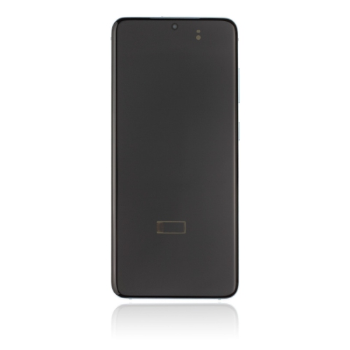 ESOURCE PARTS  Replacement Oled Assembly With Frame Compatible for Samsung Galaxy S20 5G (Non-Verizon 5G Uw Frame) (Premium) (Cloud Blue)