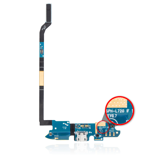 Replacement Charging Port Flex Cable Compatible For Samsung Galaxy S4 (Sprint GSM / International)