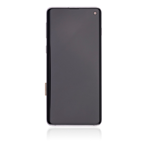 ESOURCE PARTS  Replacement Oled Assembly With Frame Compatible for Samsung Galaxy S10 (Premium) (Prism White)