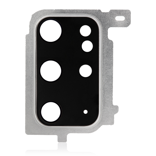 ESOURCE PARTS  Replacement Back Camera Lens With Cover Bezel Ring Compatible for Samsung Galaxy S20 Plus (Cloud White)