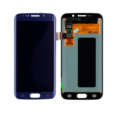 ESOURCE PARTS  Refurbished (Excellent) - Replacement Oled Assembly Without Frame Compatible for Samsung Galaxy S6 Edge (Black Sapphire)