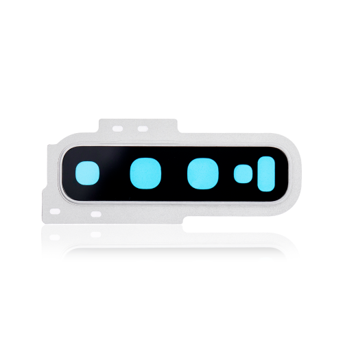 ESOURCE PARTS  Replacement Back Camera Lens With Cover Bezel Ring Compatible for Samsung Galaxy S10 (Prism White)