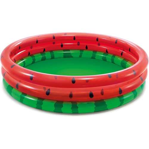 Intex 66-Inch Round Inflatable Outdoor Kids Swimming and Wading Watermelon Pool for Ages 2 and Up