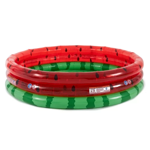 Intex 66-Inch Round Inflatable Outdoor Kids Swimming and Wading Watermelon Pool for Ages 2 and Up