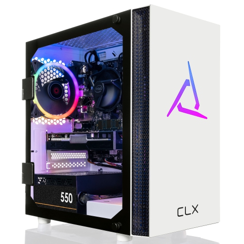 CLX  Set Gaming Desktop - Intel Core I5 11400F 2.6Ghz 6-Core, 16GB Ddr4, Radeon Rx 6400 4GB Gddr6 Graphics, 1Tb SSD, Wifi, Windows 11 Home 64-Bit Good pc