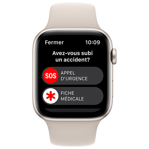 Apple Watch SE 44 mm en aluminium comète avec bracelet sport comète (2022) de Rogers - Financement mensuel