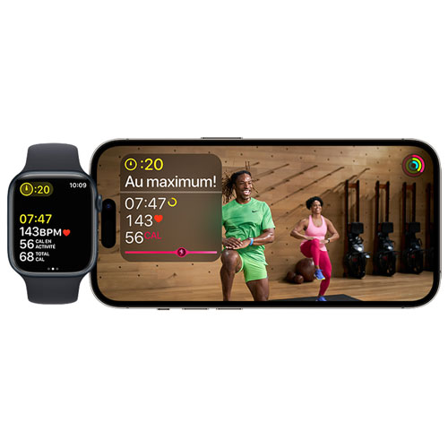 Rogers Apple Watch SE (GPS + Cellular) 44mm Midnight Aluminum Case with Midnight Sport Band (2022) - Monthly Financing