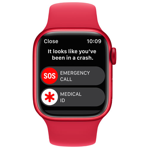TELUS Apple Watch Series 8 (GPS + Cellular) 41mm (PRODUCT)RED Aluminum Case w/ (PRODUCT)RED Sport Band - S/M - Monthly Financing