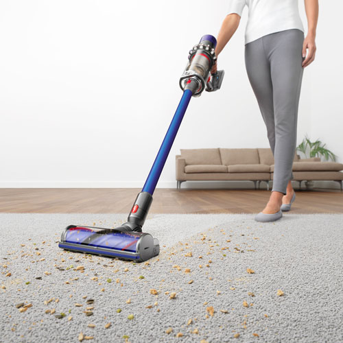 Dyson V10 Allergy Cordless Stick Vacuum - Sprayed Nickel/Blue