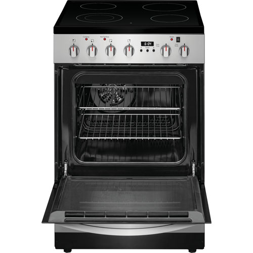 Frigidaire 24" 1.9 Cu. Ft. 4-Element Freestanding Electric Range - Stainless Steel