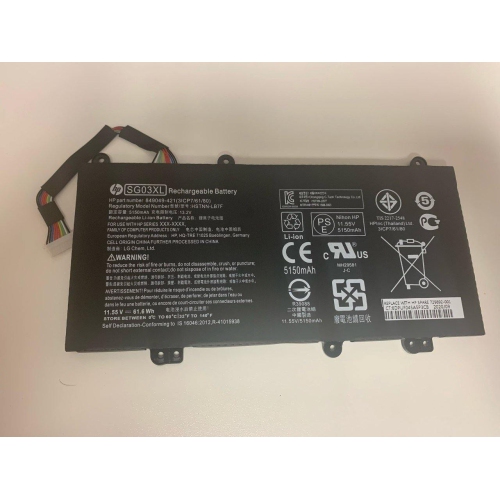 HP  New Genuine Sg03Xl Sg03061Xl 849315-856 849315-856 Tpn-I126 849049-421 Hstnn-Lb7F Battery 61.6Wh