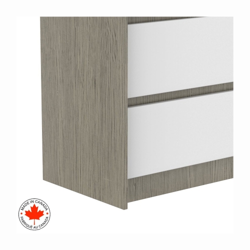 Alex Baby Changing Table, Grey and White